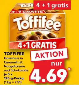 Kaufland TOFFIFEE Haselnuss in Caramel mit Nougatcreme und Schokolade Angebot