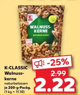 Kaufland K-CLASSIC Walnusskerne Angebot