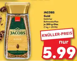 Kaufland JACOBS Gold löslicher Bohnenkaffee Angebot