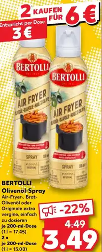 Kaufland BERTOLLI Olivenöl-Spray Angebot
