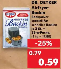 Kaufland DR. OETKER Airfryer- Backin Angebot