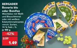 Kaufland BERGADER Bavaria blu oder Bonifaz Angebot