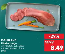 Kaufland K-PURLAND Rinderzunge Angebot