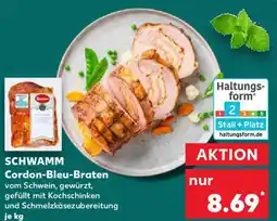 Kaufland SCHWAMM Cordon-Bleu-Braten Angebot