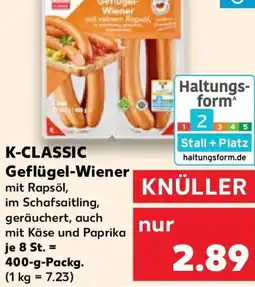 Kaufland K-CLASSIC Geflügel-Wiener Angebot
