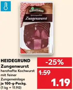 Kaufland HEIDEGRUND Zungenwurst Angebot