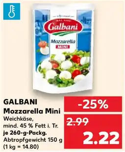 Kaufland GALBANI Mozzarella Mini Angebot