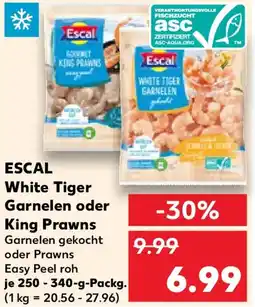 Kaufland ESCAL White Tiger Garnelen oder King Prawns Angebot