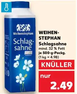 Kaufland WEIHEN- STEPHAN Schlagsahne Angebot