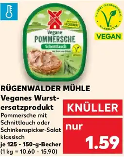 Kaufland RÜGENWALDER MÜHLE Veganes Wurstersatzprodukt Angebot