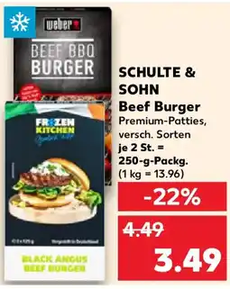 Kaufland SCHULTE & SOHN Beef Burger Angebot