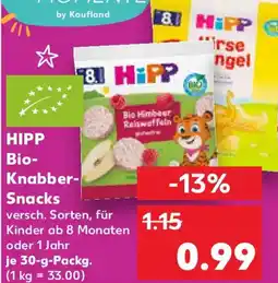 Kaufland HIPP Bio- Knabber Snacks Angebot