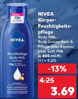 Kaufland NIVEA Körper- Feuchtigkeitspflege Angebot