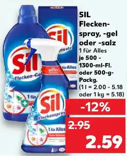 Kaufland SIL Flecken- spray, gel oder salz Angebot