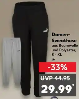 Kaufland PUMA Damen- Sweathose Angebot