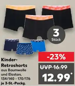 Kaufland Kinder- Retroshorts Angebot