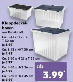 Kaufland LEIFHEIT Klappdeckel- boxen Angebot