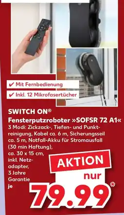 Kaufland SWITCH ON Fensterputzroboter SOFSR 72 A1 Angebot