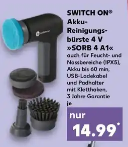 Kaufland SWITCH ON Akku- Reinigungsbürste 4 V SORB 4 A1 Angebot