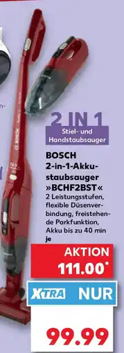 Kaufland BOSCH 2-in-1-Akkustaubsauger BCHF2BST Angebot