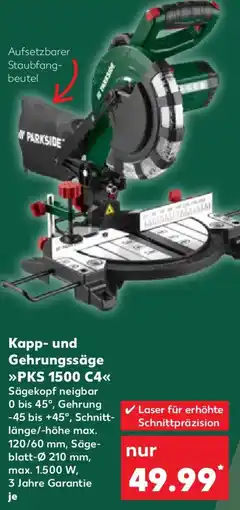 Kaufland Kapp- und Gehrungssäge PKS 1500 C4 Angebot