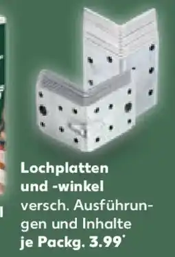 Kaufland PARKSIDE Lochplatten und -winkel Angebot