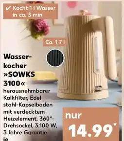 Kaufland Wasserkocher SOWKS 3100 Angebot