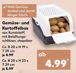 Kaufland Gemüse und Kartoffelbox Angebot
