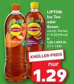 Kaufland LIPTON Ice Tea oder Green Angebot