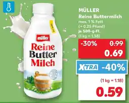 Kaufland MÜLLER Reine Buttermilch Angebot