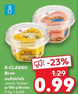 Kaufland K-CLASSIC Brotaufstrich Angebot