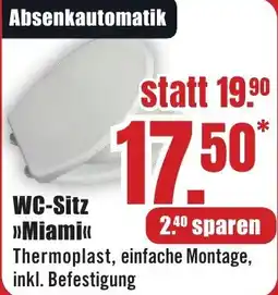 B1 Discount Baumarkt WC-Sitz Miami Angebot