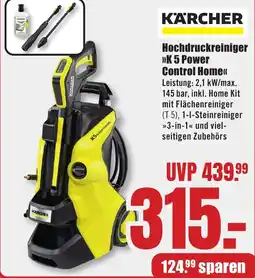 B1 Discount Baumarkt KARCHER Hochdruckreiniger K 5 Power Control Home Angebot