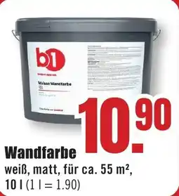 B1 Discount Baumarkt Wandfarbe Angebot