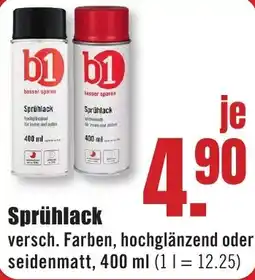 B1 Discount Baumarkt b1 Sprühlack Angebot