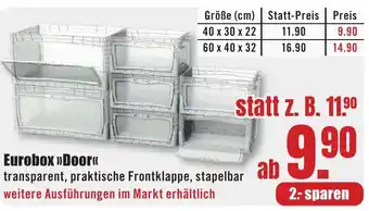B1 Discount Baumarkt Eurobox Door Angebot