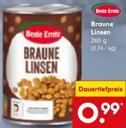 Netto Marken-Discount Beste Ernte Braune Linsen Angebot