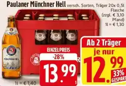 E-Center Paulaner Münchner Hell Angebot