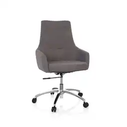 Netto Marken-Discount hjh OFFICE Home Office Bürostuhl SHAKE 100 Stoff mit Armlehnen Angebot