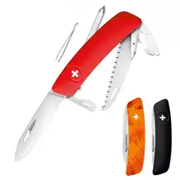 Netto Marken-Discount SWIZA Schweizer Messer D06/C06 3 Farben Taschenmesser 12 Funktionen Klappmesser Farbe: schwarz Angebot