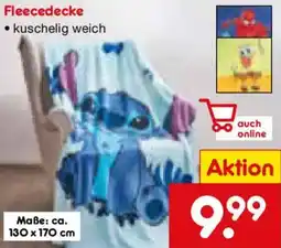 Netto Marken-Discount Fleecedecke Angebot