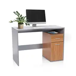 Netto Marken-Discount hjh OFFICE Schreibtisch BASIX Melaminharzbeschichtete Spanplatte Angebot