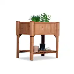 Netto Marken-Discount Coemo Hochbeet Kräuterbeet mit Pflanzfolie 90 x 60 x 90 cm Angebot