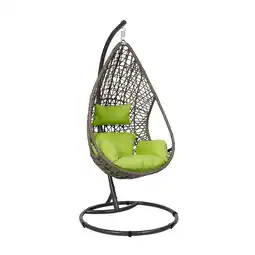 Netto Marken-Discount Greemotion Hängesessel Kuba, braun/grün Angebot