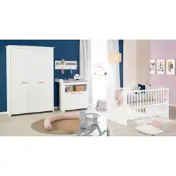 Netto Marken-Discount Zimmerset 'Anton' inkl. Kinderbett 70x140, Wickelkommode 2-türig, Kleiderschrank 2,5-türig Angebot