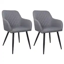 Netto Marken-Discount Albatros Esszimmerstuhl SILA, 2er Set, Grau Angebot