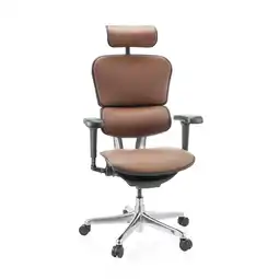 Netto Marken-Discount hjh OFFICE Luxus Chefsessel ERGOHUMAN ULTRA L GEN2 Leder mit Armlehnen (höhenverstellbar) Angebot