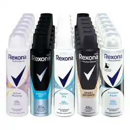 Netto Marken-Discount Rexona Deospray 150 ml verschiedene Sorten, 30er Pack Angebot