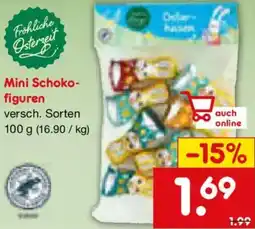 Netto Marken-Discount Fröhliche Osterzeit Mini Schokofiguren Angebot