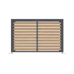 Netto Marken-Discount Westmann Verkleidung Wärmepumpe Boxa M Anthrazit & Holzoptik 56x140x97cm Angebot